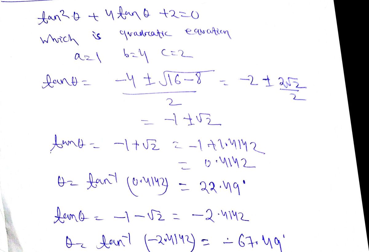 Trigonometry homework question answer, step 1, image 1